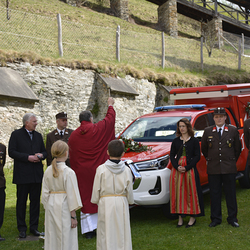 Florianisonntag der Stadtfeuerwehr Murau mit Fahrzeugweihe.